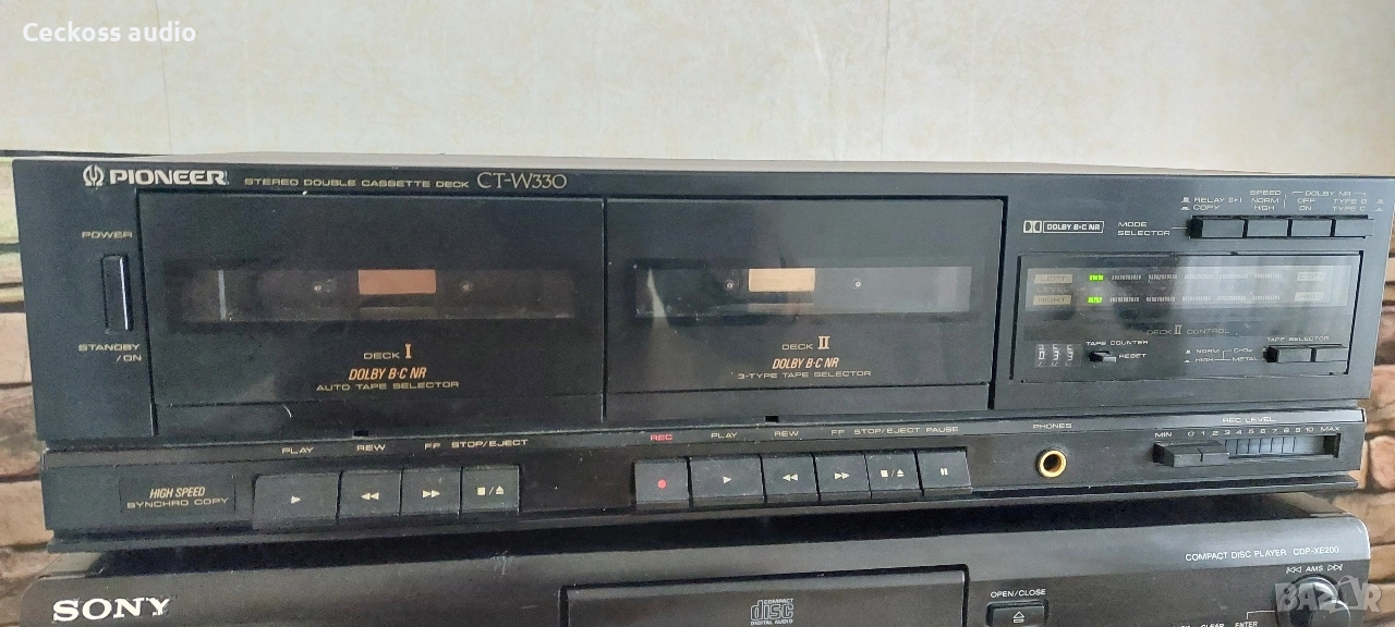 Дек PIONEER CT-W330, снимка 1