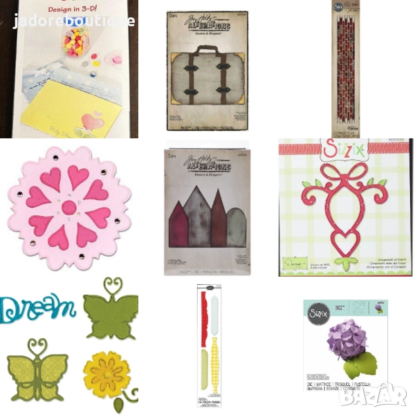 Щанци за изрязване и релеф Sizzix Bigz/ Sizzlits различни видове, снимка 1