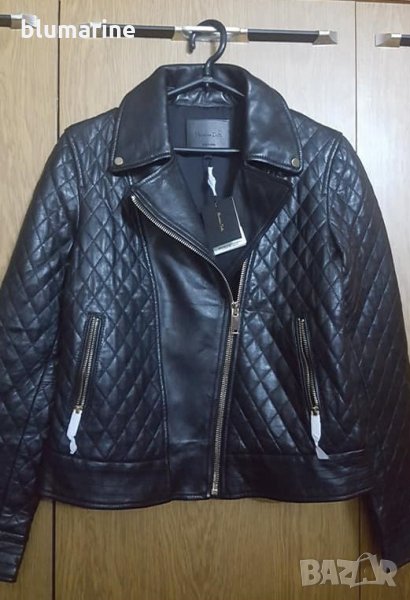 Дамско кожено яке Massimo Dutti 2, снимка 1