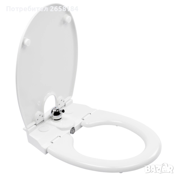 Седалка или капак, за Седалка - биде с вграден смесител, Италианска., снимка 1