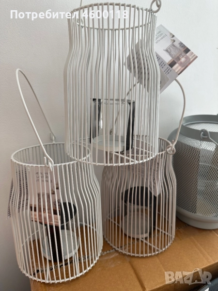 Декорация на градина, кашпа, свещник, снимка 1