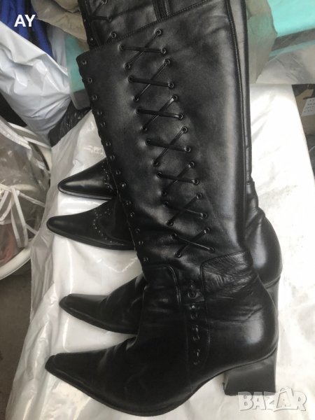 Дамски ботуши естествена кожа, снимка 1
