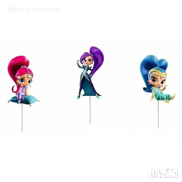 Комплект топери Shimmer and Shine, 6 броя 99916, снимка 1