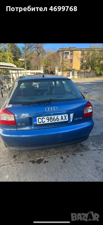•	Audi A3 1.9 TDI 105 к.с. | Икономичен | Euro 4 	•	Audi A3 2003 г. | 1.9 TDI 105 к.с. 	•	Audi A3 1., снимка 1