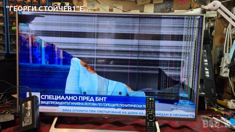 KD-43XE8077 СЪС СЧУПЕНА МАТРИЦА, снимка 1