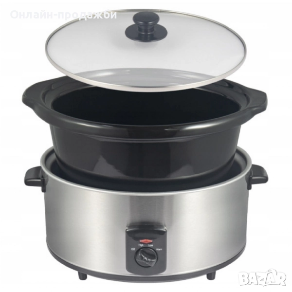 Slow Cooker тенджера Royalty Line SLC1012/SLC1013 – спестява време, съхранява вкуса., снимка 1