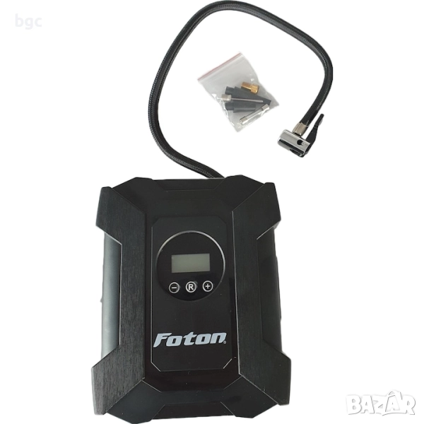 Компресор Foton CA-818, 12V, Максимум 10 bar / 150 PSI, Цифров дисплей с LED, Дължина на кабела 3m, , снимка 1