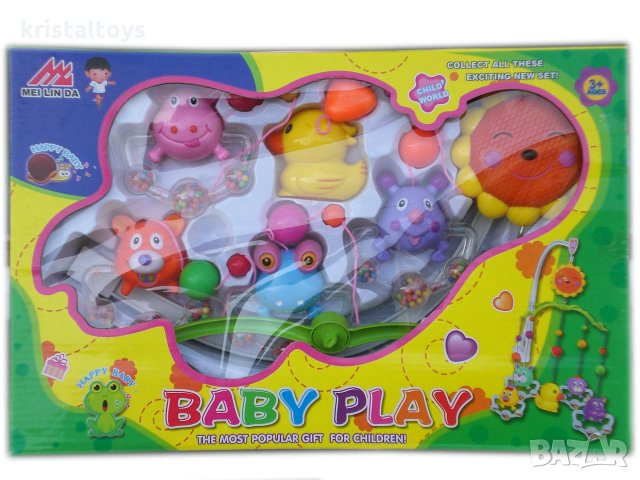 Бебешка дрънкалка за кошара Baby Play, снимка 1