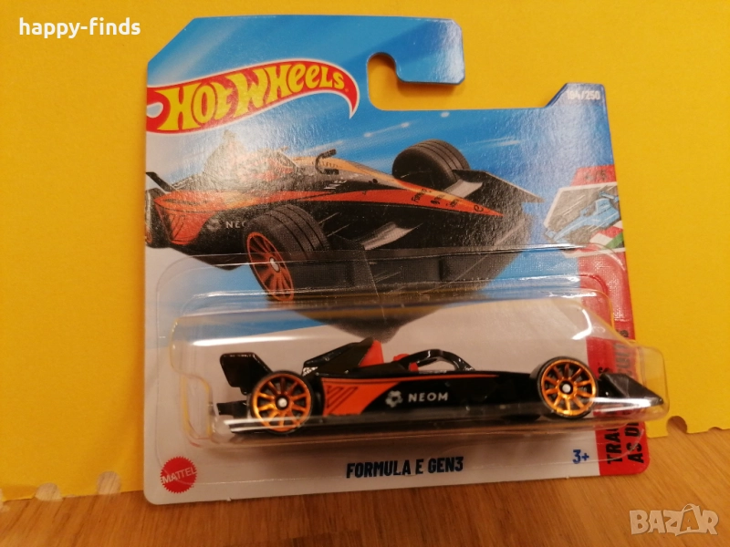 Hot Wheels Formula E Gen3, Hot Wheels Pet Transport, Tesla Cyberquad, снимка 1