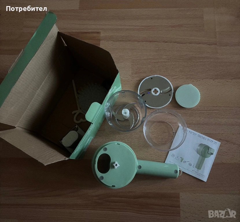 Електрическа резачка 4 в 1, преносим комплект с контейнер, снимка 1