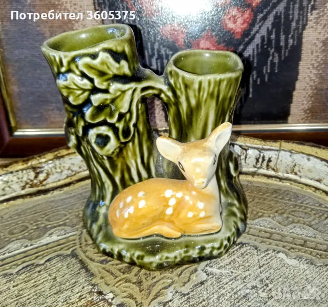 Малка английска ваза, снимка 1