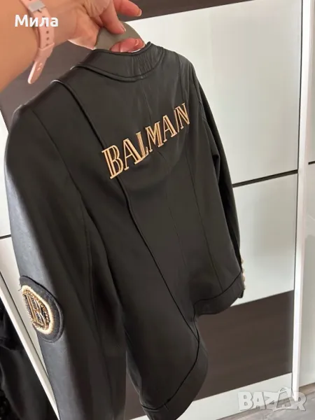 Шикозна яке Balmain.естествена кожа, снимка 1