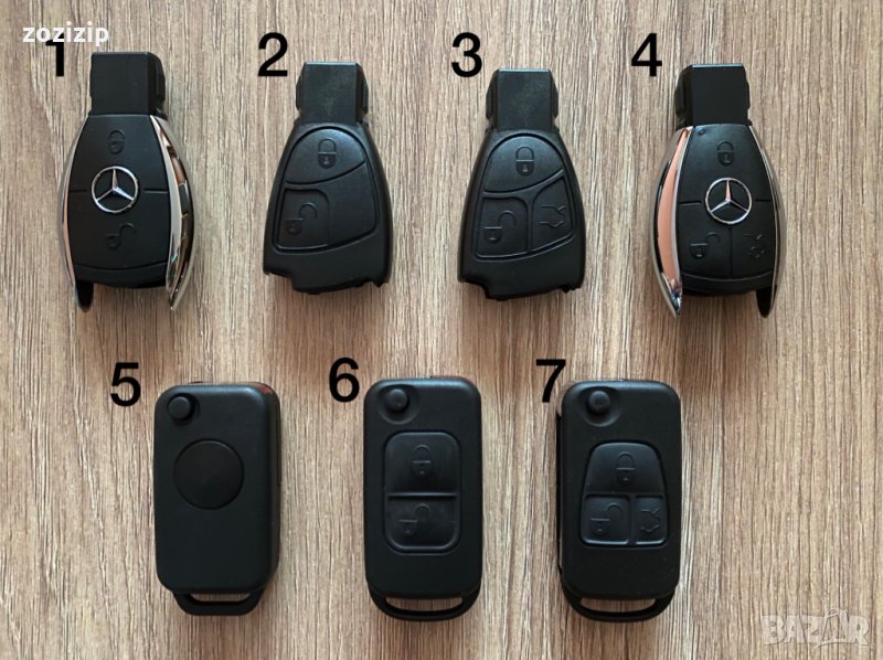 Кутийка ключ дистанционно за Мерцедес/Mercedes B C E ML S CLK CL W, снимка 1