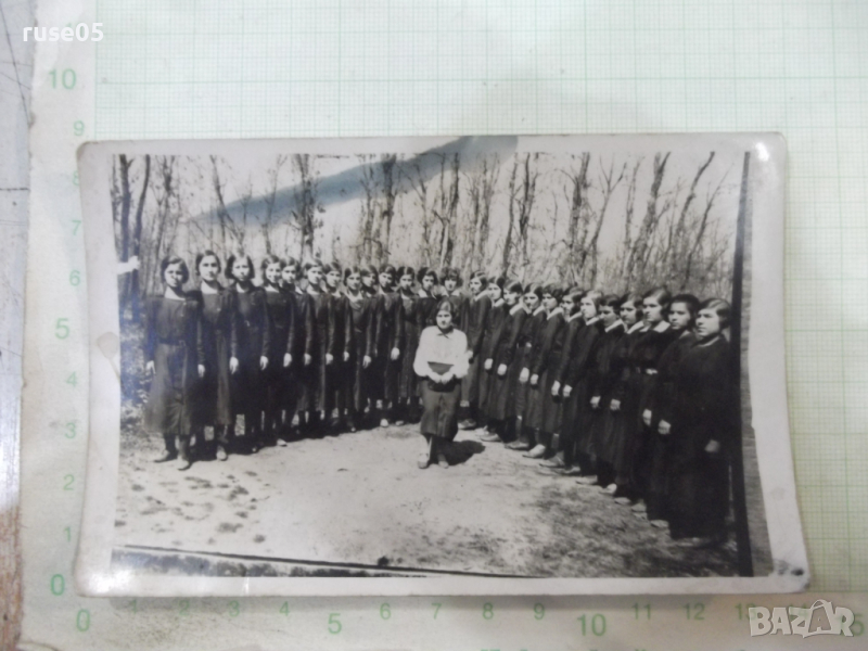 Снимка стара на ученици от село Кубратъ, снимка 1