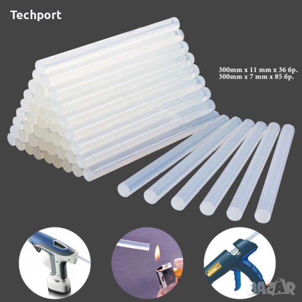 Силиконови пръчки 7х300мм/11x300мм , снимка 1