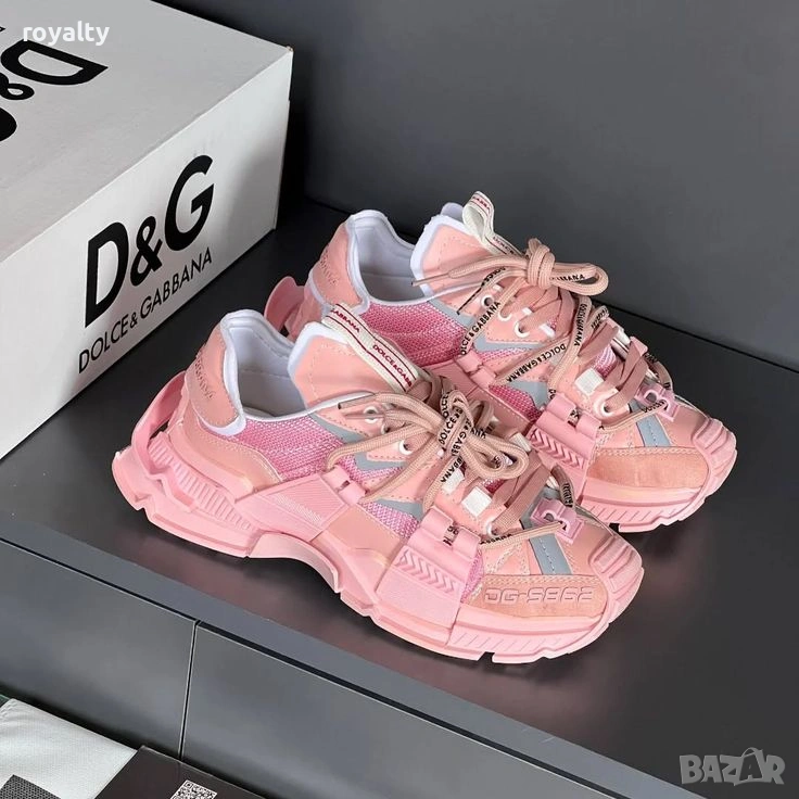 Dolce & Gabbana Розови Дамски Маратонки 36-40 Номер Розови с Кутия , снимка 1