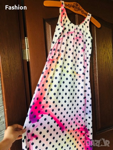 Шарена дълга рокля, снимка 1