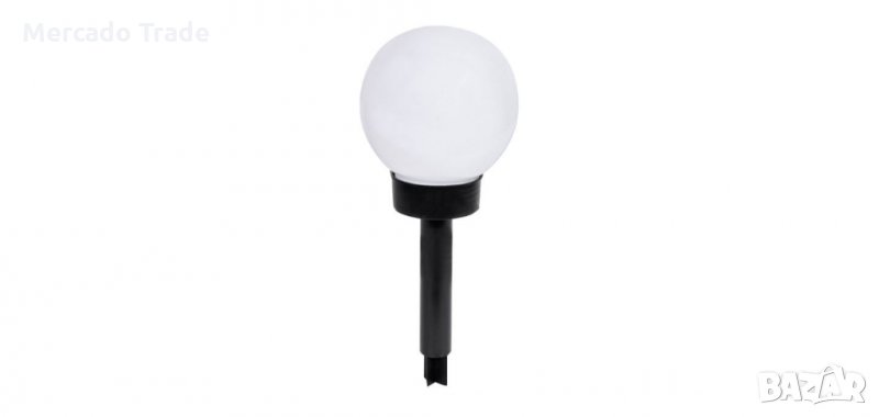 Соларен фенер, Глобус, Бял, снимка 1