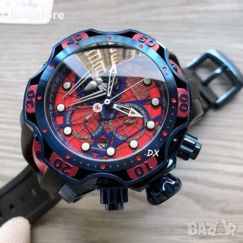 Мъжки часовник INVICTA Marvel Limited Edition Spiderman Chronograph с кварцов механизъм, снимка 4 - Мъжки - 42230874