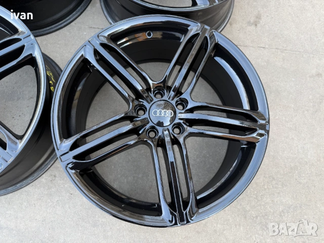 4 бр. алуминиеви джанти AUDI 19 цола 5x112 , централен отвор 75.1, ET45, 8J, снимка 2 - Гуми и джанти - 54002982