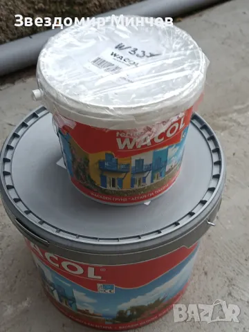 Силиконова мазилка 2 мм., сива, снимка 3 - Бои, лакове, мазилки - 48174267