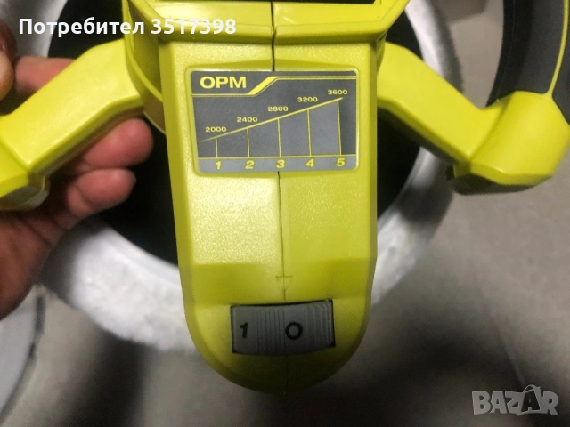Полир машина RYOBI 18 V , снимка 4 - Други машини и части - 54363330