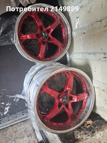 18ки 5*112 розови и 16 5*114.3 сиви, снимка 3 - Гуми и джанти - 55710619