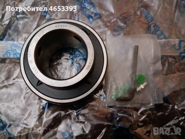 Лагерна опора и лагер 207, снимка 2 - Резервни части за машини - 54317130