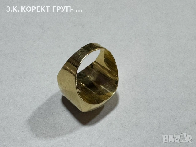 Златен пръстен 14К, снимка 4 - Пръстени - 53038011