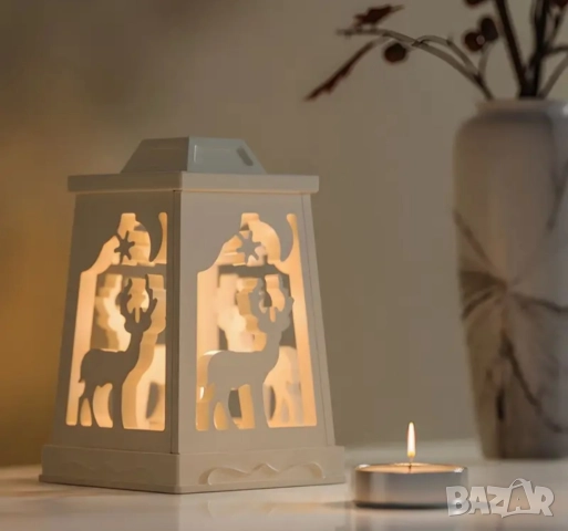 Молд коледен фенер с елен 3 части