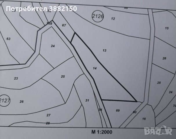 Продава земеделска земя в с. Клисура, Софийска област