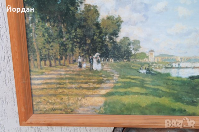 Репродукция-Клод Моне,литография, снимка 3 - Колекции - 38516282