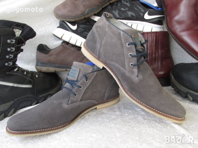 КАТО НОВИ Limited Edition кларкове 44 - 45 original  Bullboxer®, BIG BOY, подметка естествен каучук, снимка 10 - Мъжки боти - 31389172
