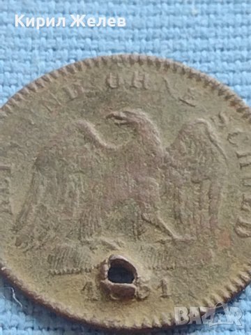 Рядка монета немски жетон 1851г. Уникат за КОЛЕКЦИОНЕРИ 13707, снимка 5 - Нумизматика и бонистика - 42685579