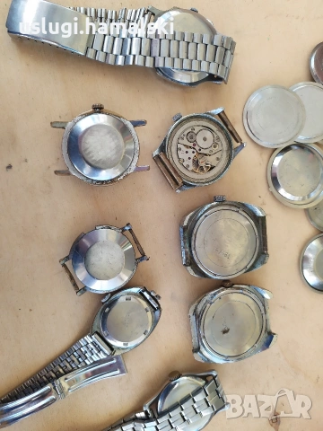 Лот стари руски часовници и капаци, снимка 6 - Антикварни и старинни предмети - 54329899