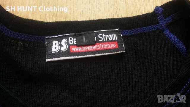 Bekken & Strom 100% Merino Wool Thermo Underwear размер M / L термо блуза - 1641, снимка 5 - Екипировка - 52777477