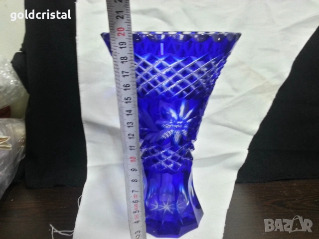 кристална ваза , снимка 5 - Антикварни и старинни предмети - 52267383