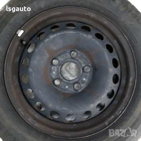 Стоманени джанти 5x112 с гуми R15 Volkswagen Golf VI 2008-2016 ID:148569, снимка 2 - Гуми и джанти - 51401208