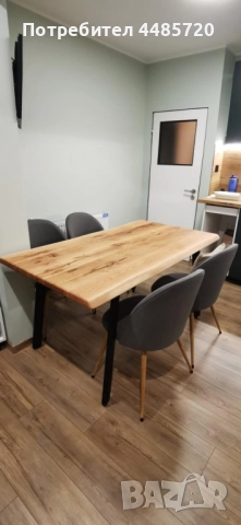 маси и плотове от масив с епоксидна смола, снимка 7 - Маси - 51596692