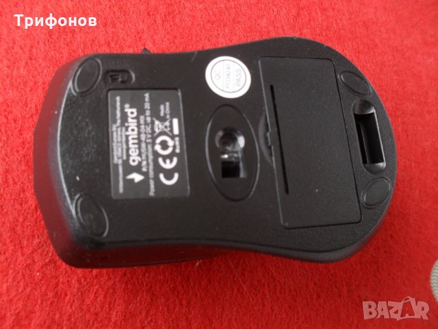 МИШКА НОВА безжична гейм ОРИГИНАЛ ("Gembird" ХОЛАНДИЯ)- 2.4 Ghz 1600 DPI за компютър игра Телевизор, снимка 4 - Клавиатури и мишки - 34306081