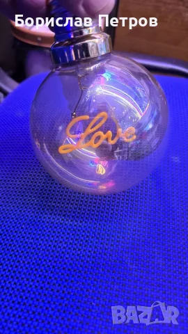 Коледна LED декоративна крушка с фигура – Елха / Love – Топъл празничен акцент за дома и подарък, снимка 6 - Декорация за дома - 56222448