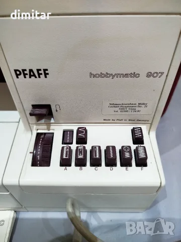 Метална шевна машина PFAFF hobby matic 907 , снимка 3 - Шевни машини - 55889822