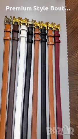 колани celine от естествена кожа в кутия , снимка 4 - Колани - 53935223