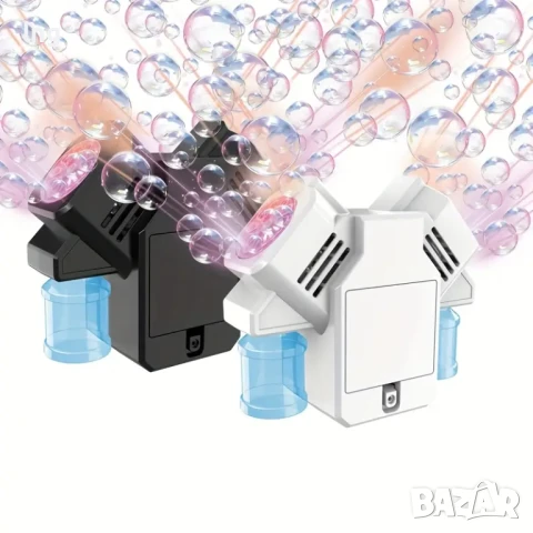 Машина за мехурчета, преносима автоматична машина за сапунени балончетa, снимка 8 - Електрически играчки - 50973712