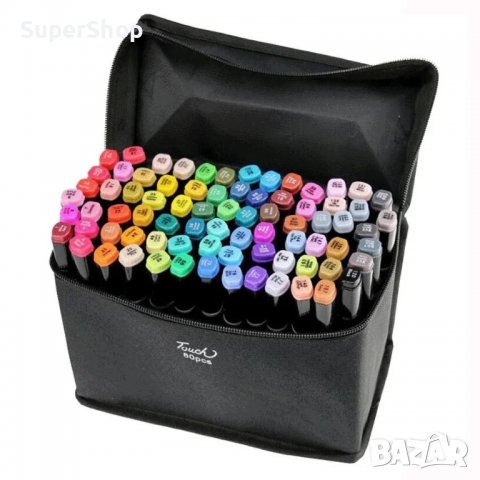 48/60/80 Комплект маркери маркер флумастери фулмастер за рисуване, снимка 4 - Ученически пособия, канцеларски материали - 38601095