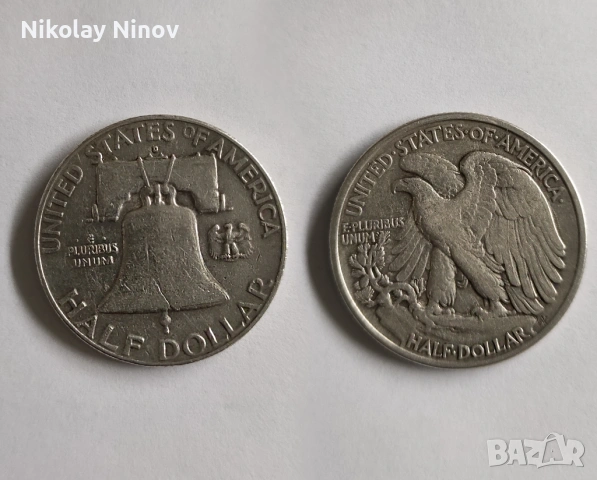 Два долара сребро проба 900/1000, общо тегло 25 гр., снимка 2 - Нумизматика и бонистика - 53921741