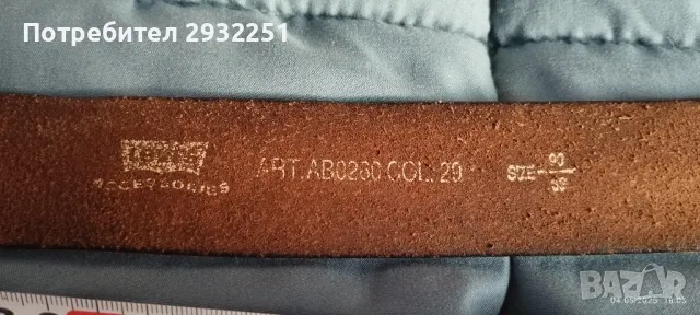 Оригинален колан LEVI'S естествена кожа ,LEVI'S, снимка 6 - Колани - 50154186