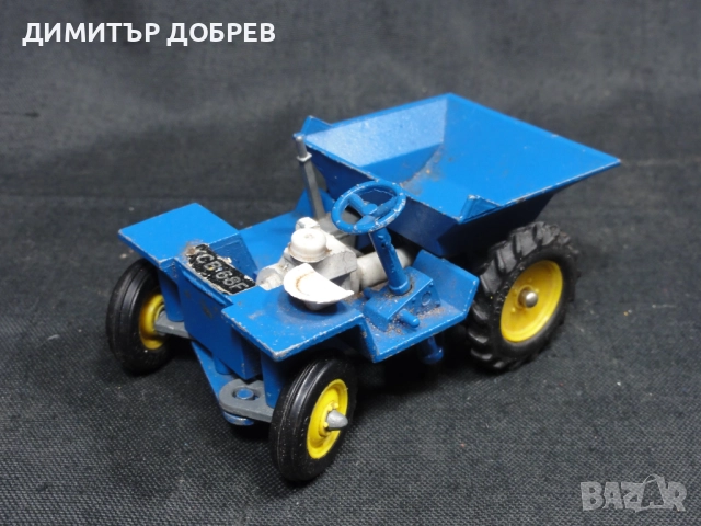 1/32 СТАРА РЕТРО МЕТАЛНА КОЛИЧКА САМОСВАЛ C.W.T. DUMPER BRITAINS LTD, снимка 4 - Колекции - 52361202