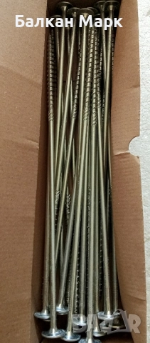 Винтове за дърво с широка периферия,тип “Торнадо” 8x320,оп.25бр. – Внос от Германия, снимка 2 - Железария - 51770371