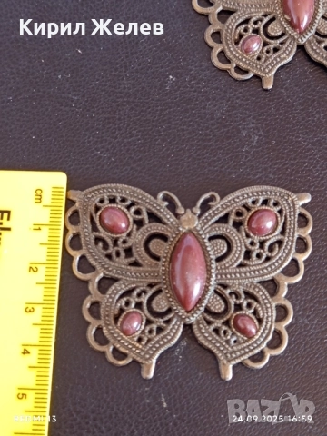 Дамски колан ПЕПЕРУДИ за ХЕНД МЕЙД ФИЛИГРАННА ИЗРАБОТКА с ИНКРУСТИРАНИ КАМЪНИ 51382, снимка 5 - Колани - 51823662